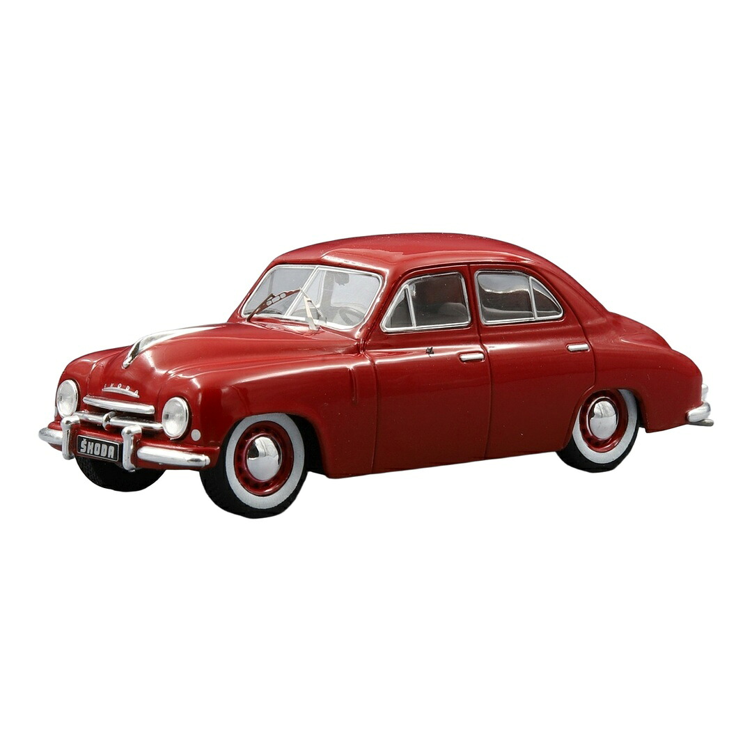 Skodaシュコダ 1200 1952 暗然たる赤いこと ダイキャストモデル ミニカー /IXO 1/43