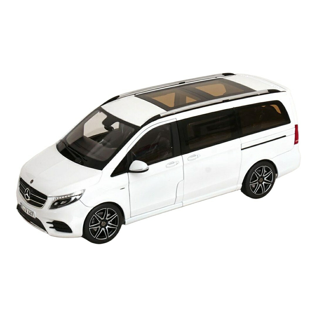 メルセデス・ベンツ V社会階級 AMG-Line 2018 白いこと / Norev 1/18 ミニカー