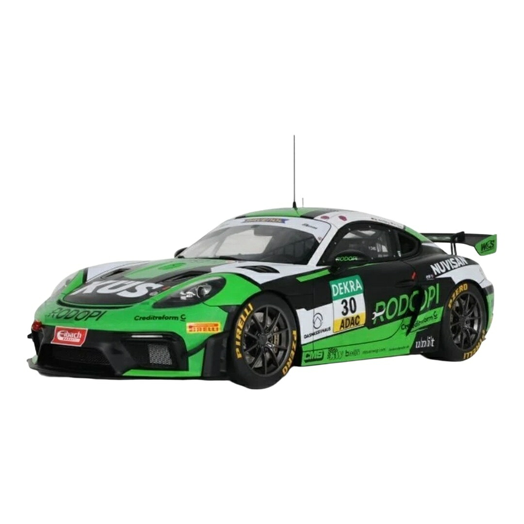 【取っておく】 ポルシェ 718 ケイマン GT4 RS 野球クラブ運動競技 #30 ADAC GT4 2023 緑であること / Otto Mobile 1/18 ミニカー