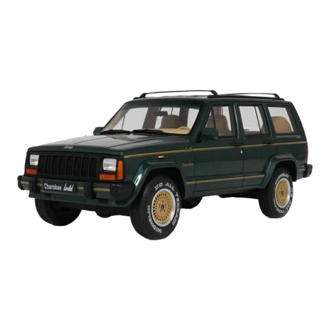 【取って置く】 ジープ チェロキー XJ リミテッド 1995 緑であること / Otto Mobile 1/18 ミニカー
