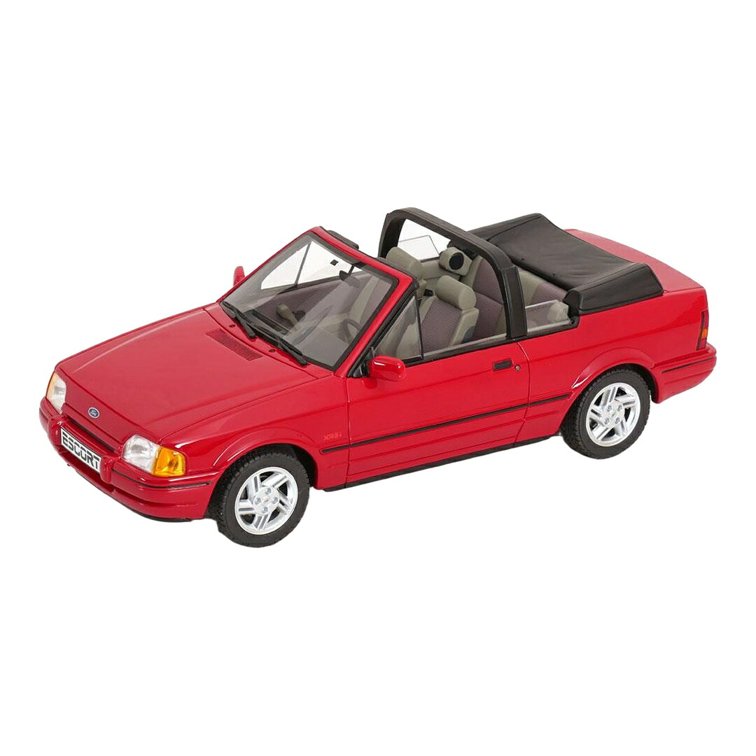 ジェラルド・r・フォード Escort XR3i オープンカー 1986 赤いこと 1500台押さえる / OTTO 1/18 ミニカー