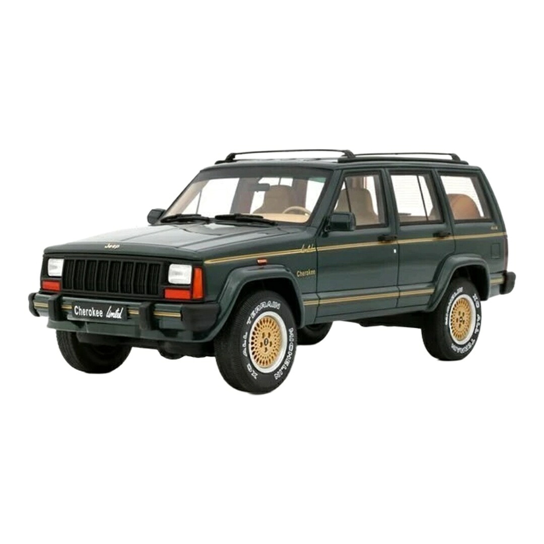 【取って置く】 ジープ チェロキー XJ リミテッド 1995 緑であること / Otto Mobile 1/18 ミニカー