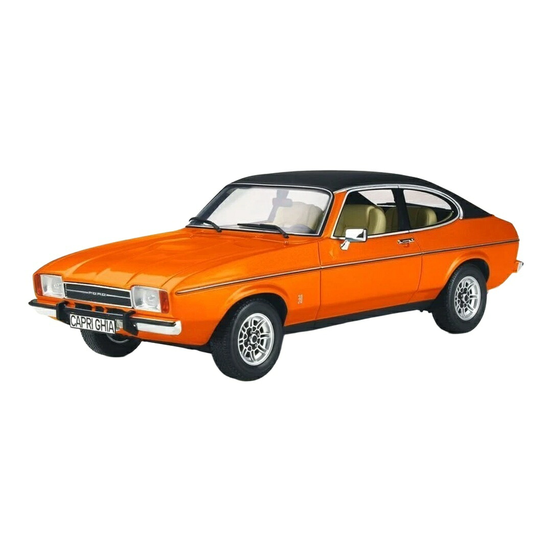 【取って置く】 ジェラルド・r・フォード カプリ MK2 3.0L V6 1974 オレンジ色 / Otto Mobile 1/18 ミニカー