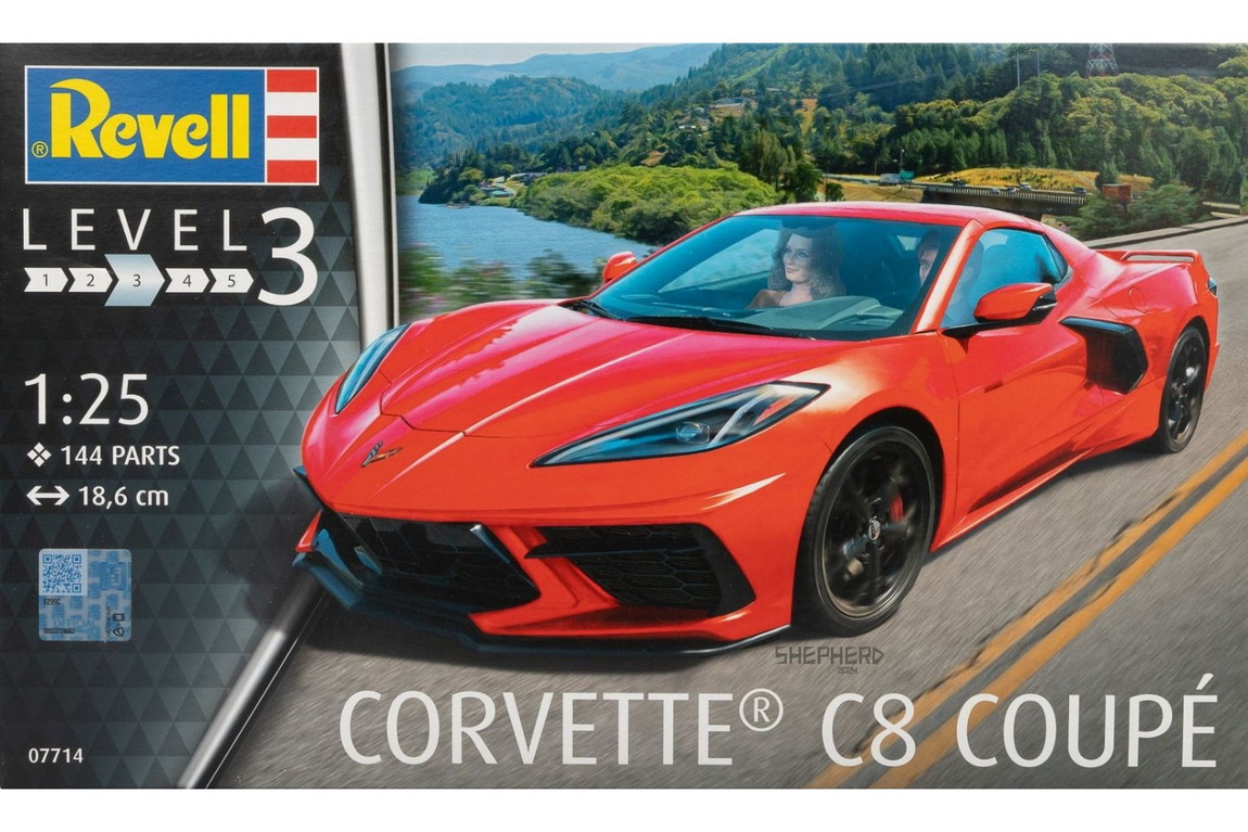 Corvette C8 Coupe コルベット C8 クーペ 組み立てプラモキット模型 カーモデル /Revell 1/24｜ラストホビー