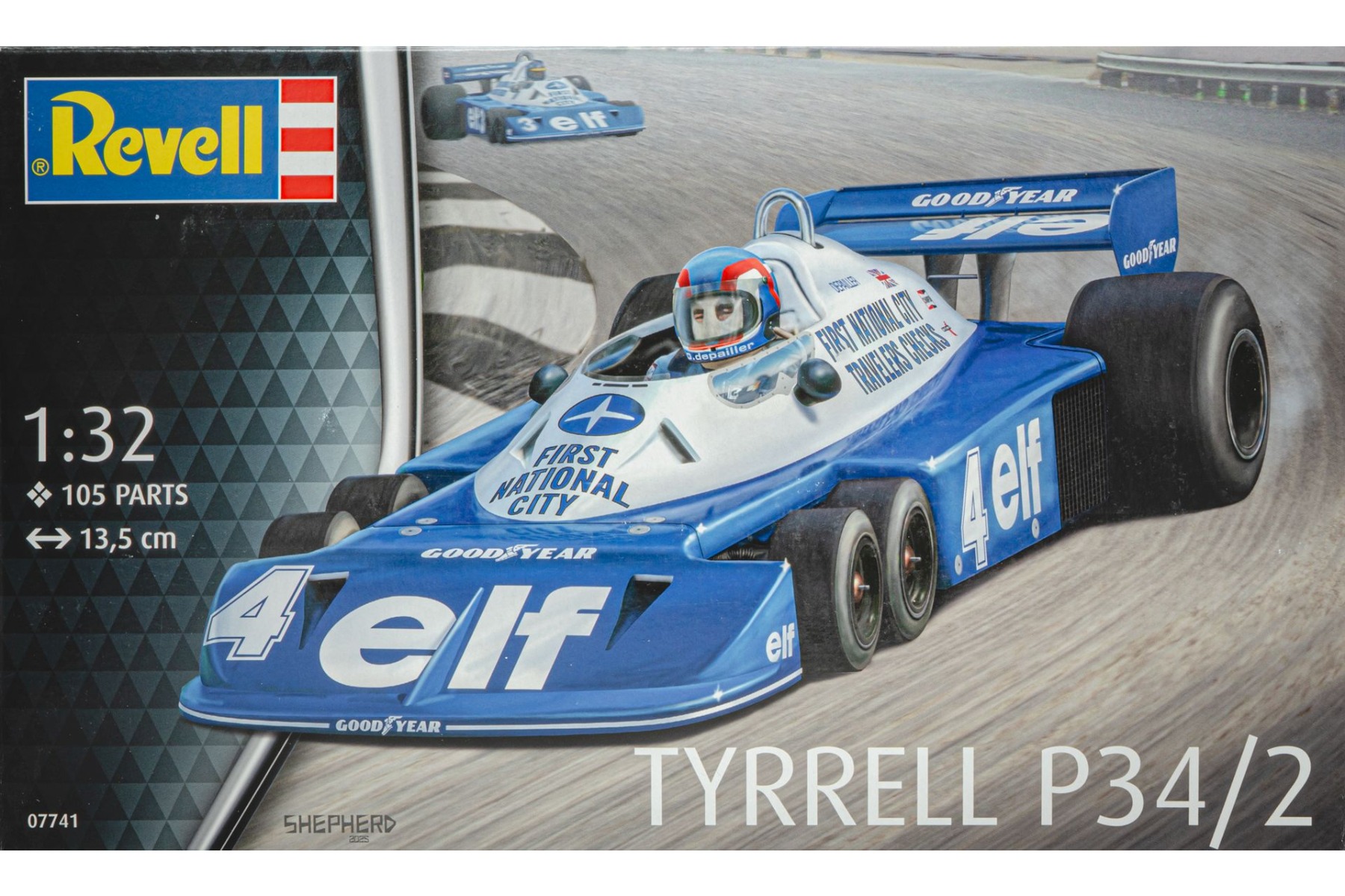 Tyrrell P34/2 F1機関 #4 精神的な統合プラモ一揃いの道具ひな型 鉄道車両青写真 /Revell 1/32