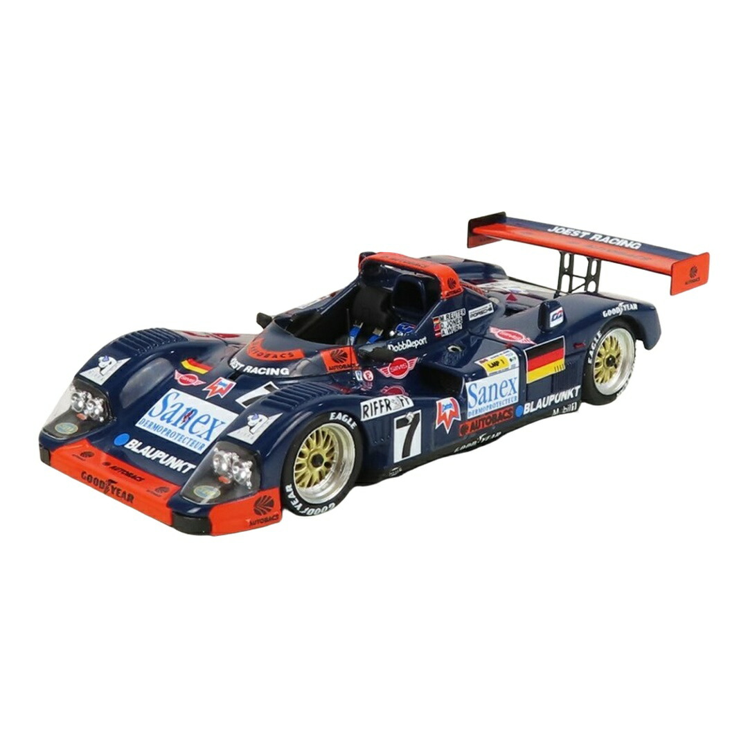 Porscheポルシェ WSC-95 #7 チームヨースト 24第四次元ルマン 1996 ウィナー A.Wurz/D.Jones/M.Reuter 青碧 オレンジ色 / Spark 1/43 ミニカー