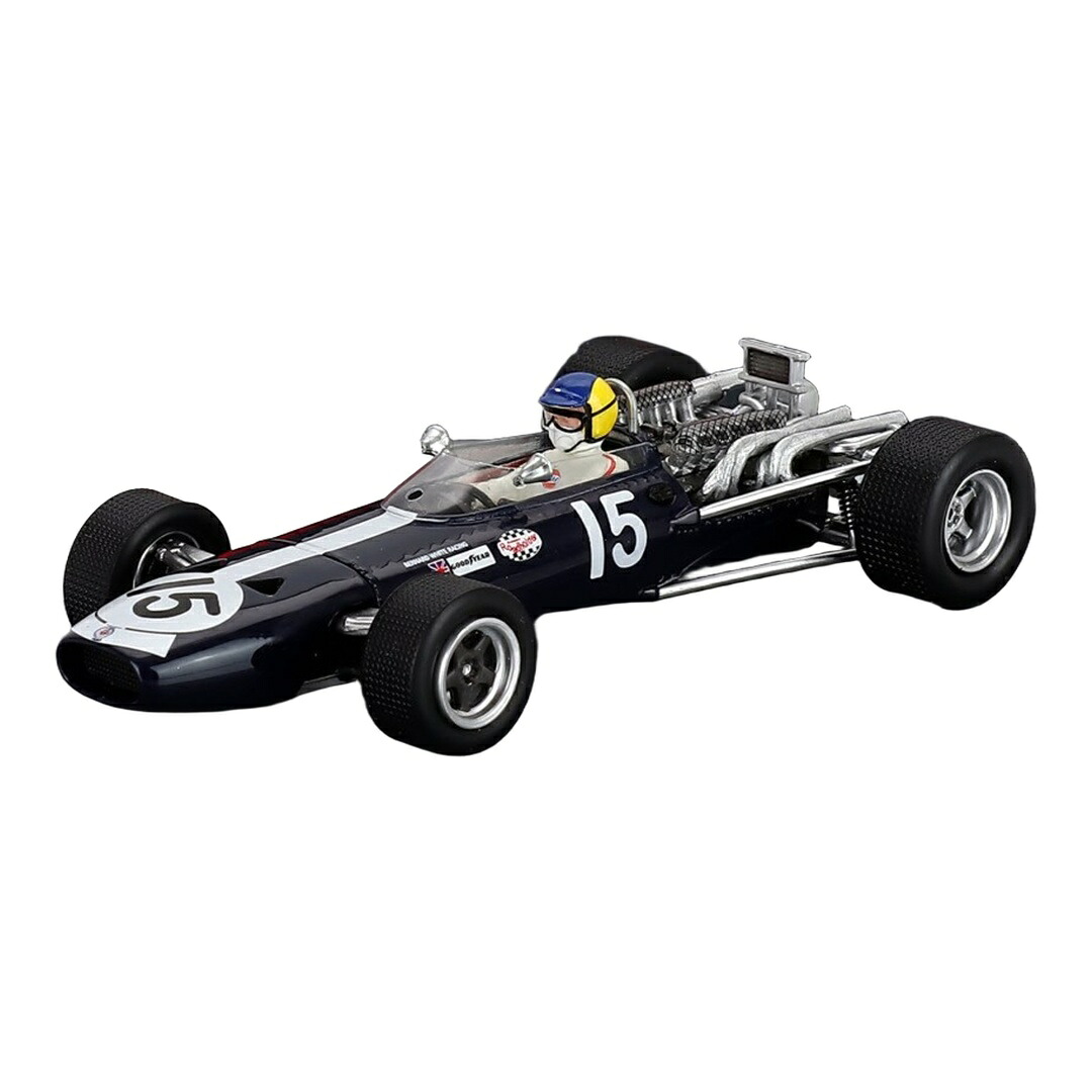 BRM P261 F1 #15 David Hobbs ゴールド優勝杯 1968 暗然たる青碧 / Spark 1/43 ミニカー