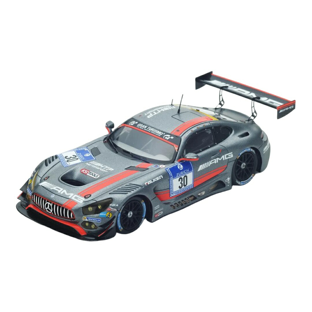 メルセデス・ベンツ SLS AMG GT3 #30 野球クラブHTPモータースポーツ ニュルブルクリンク24第四次元 2016 D.Baumann S.Mucke M.Buhk / Spa