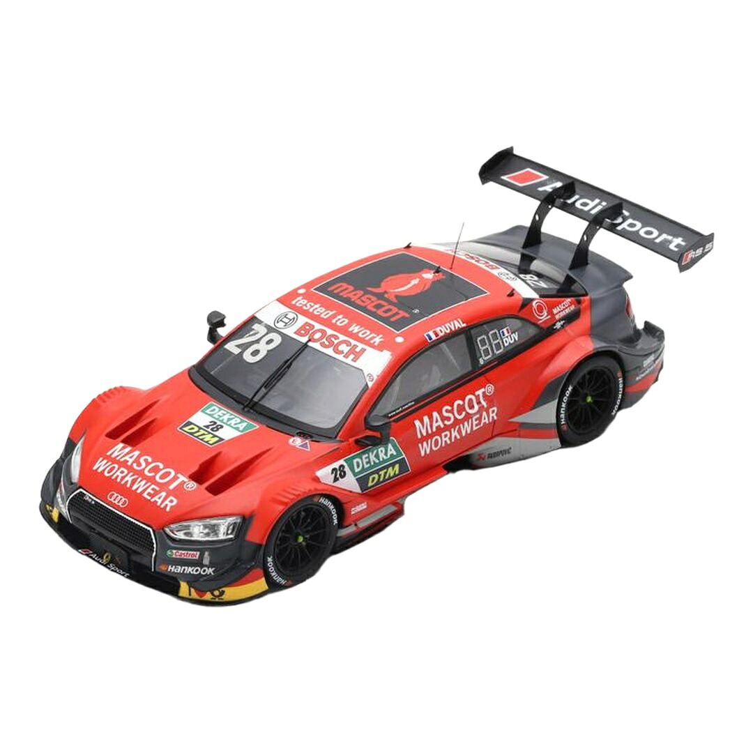アウディ RS5 アウディスポーツ 野球クラブアリゾナ州の州都 #28 DTM 2019 赤いこと L.Duval / Spark 1/43 ミニカー