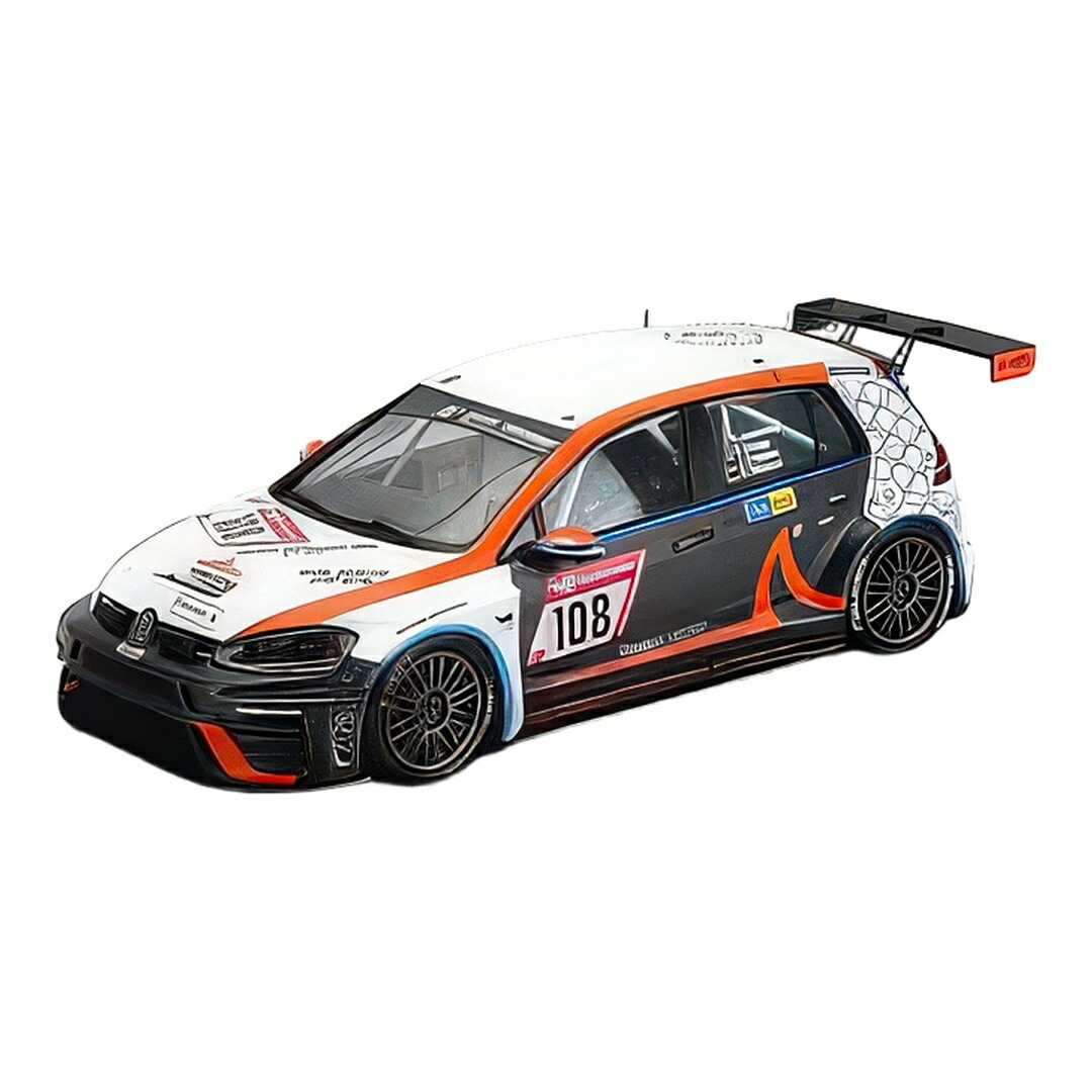 フォルクスワーゲン ゴルフ VII GTI TCR DSG #108 ニュルブルクリンク24第四次元 2023 R.Jodexnis K.Kluge J.Primke / Spark