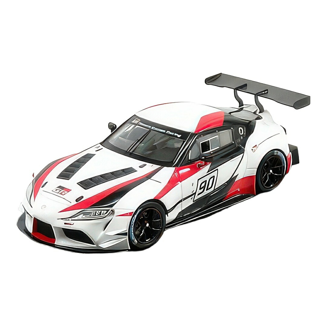 トヨタ スープラ 表示 ジュネーブモーターショー 2018 白いこと 赤いこと 黒いこと #90 / Spark 1/43 ミニカー