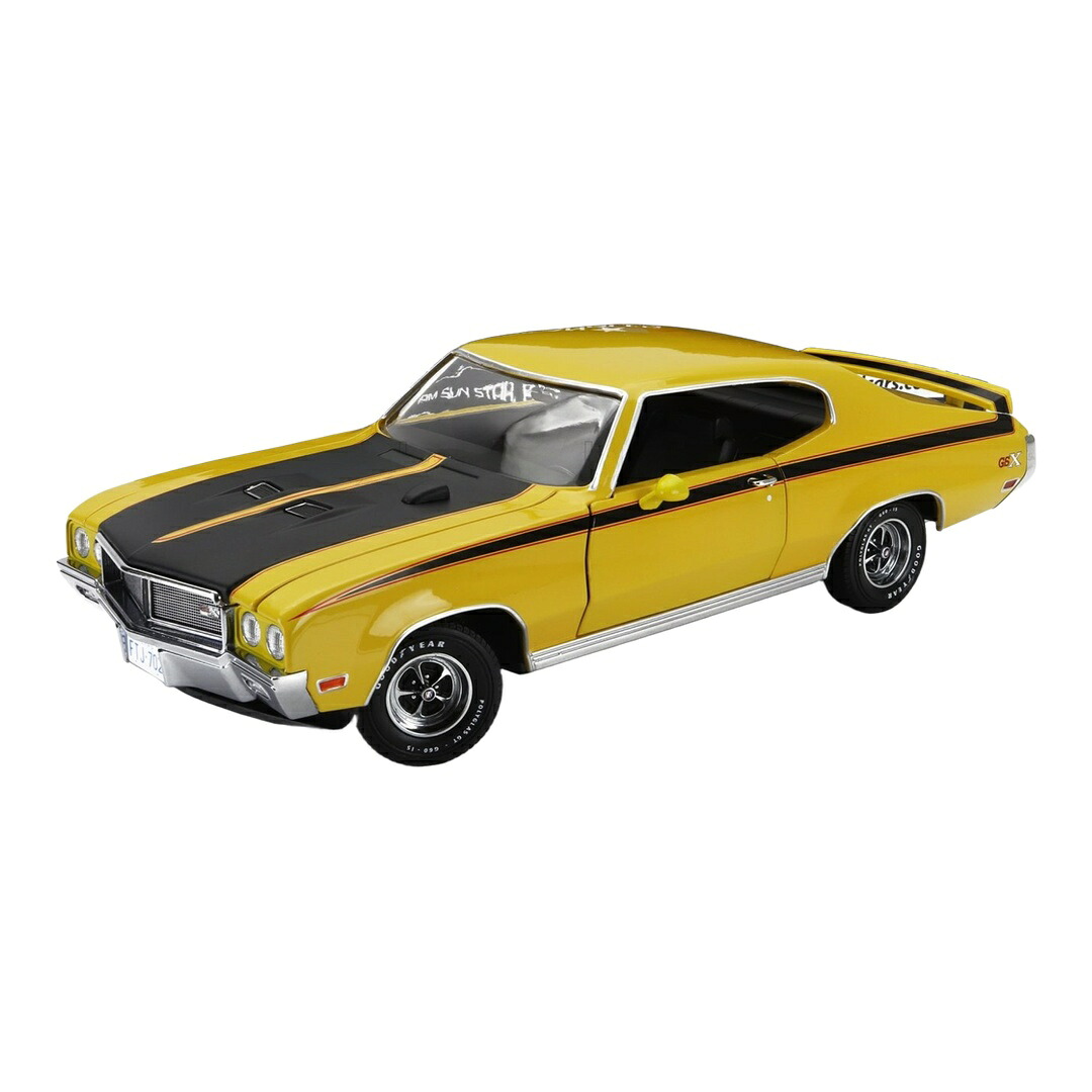 Buickビュイック GSX クーペ 1970 黄色 黒いこと / Sun Star 1/18 ミニカー