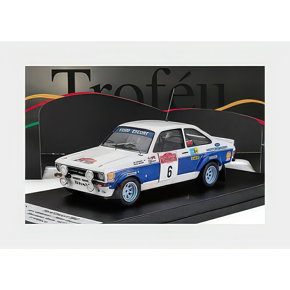 ジェラルド・r・フォード 付き添い MkII #6 サンレモラリー 1977 Ari Vatanen Peter Bryant 白いこと/青み / Trofeu 1/43 ミニカー