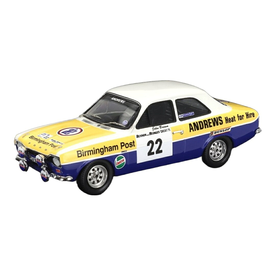 【取って置く】 Fordジェラルド・r・フォード Escort MK1 RS2000 #22 ラリー 電気回路・オブ・エール 1975 Russell Brookes/John Brown イエロ / Trofeu 1/43 ミニカー