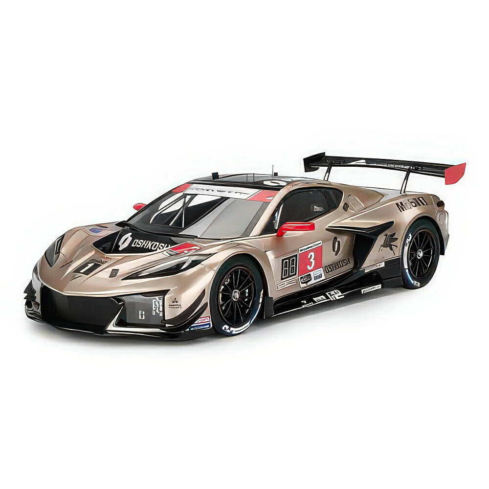 シボレー コルベット Z06 GT3.R #3 プラット銀鏡モータースポーツ IMSA セブ輪っか12第四次元 2024 ゴールド / TrueScale 1/18 ミニカー