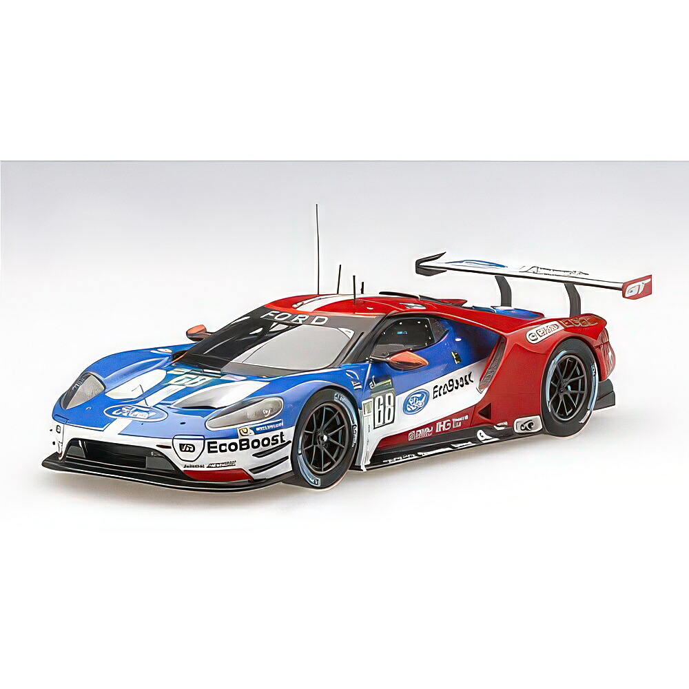 ジェラルド・r・フォード GT LMGTE Pro #68 24第四次元ルマン 2017 赤いこと 青み 白いこと / TrueScale 1/43 ミニカー