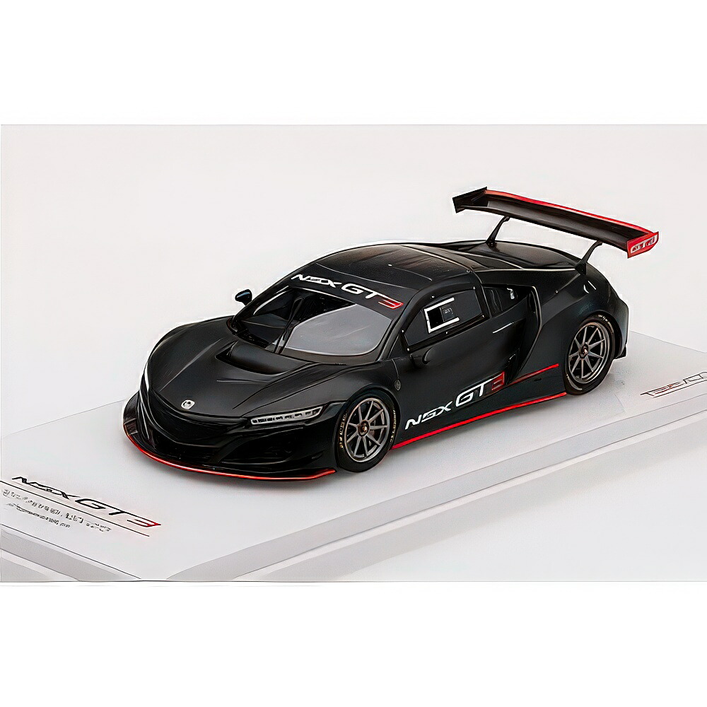 ホンダ NSX GT3 炭素衣料繊維 2017 提示 黒いこと / TrueScale 1/43 ミニカー