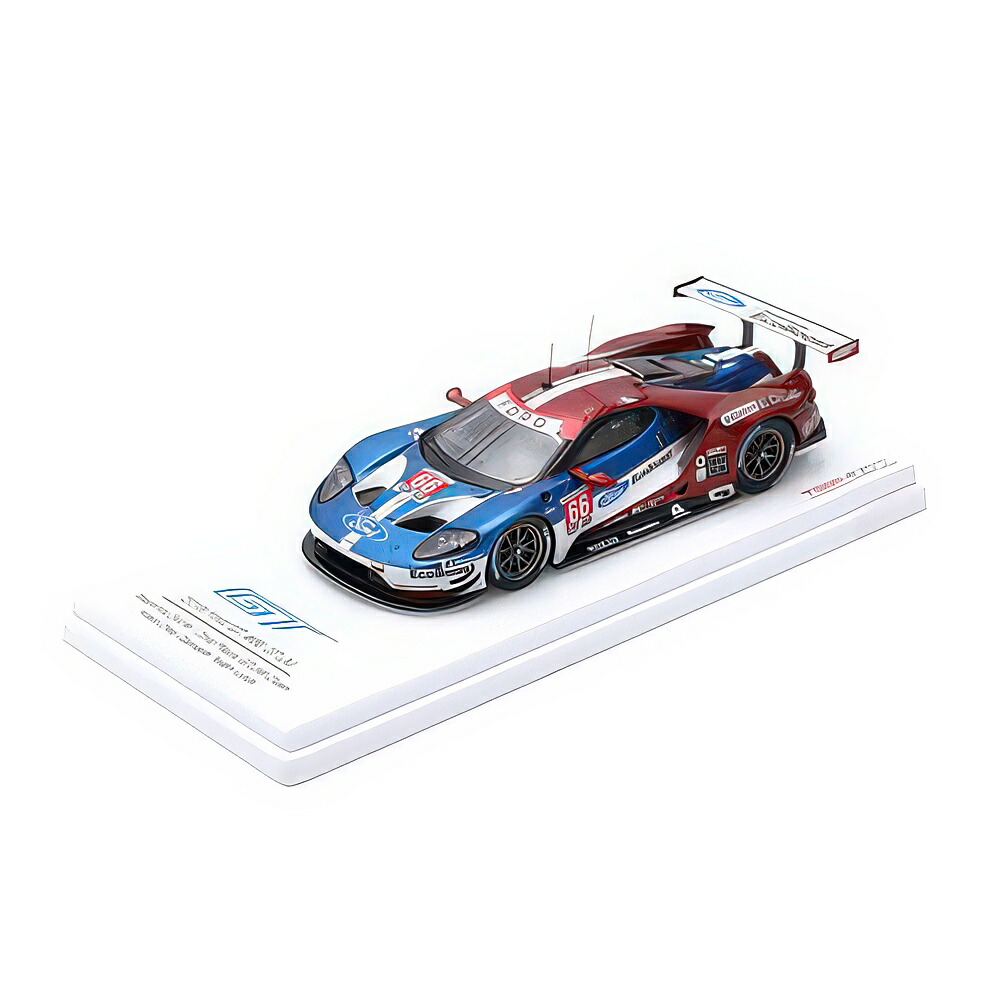 ジェラルド・r・フォード GT GTLM #66 2位 24第四次元デイトナ 2018 フォードチップガナッシチームUSA / TrueScale 1/43 ミニカー