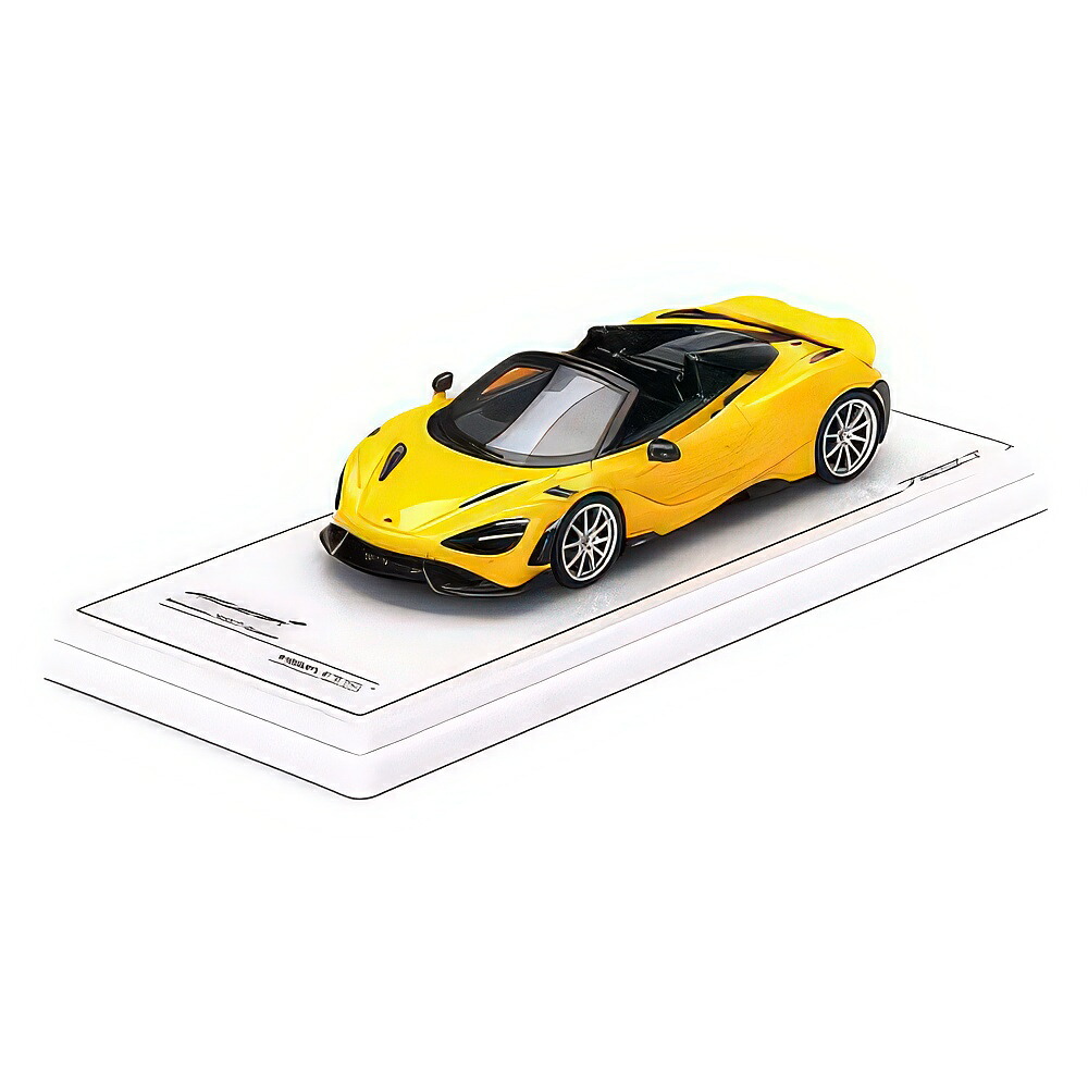 マクラーレン 765LT 細蟹 ボルケーノイエロー / TrueScale 1/43 ミニカー