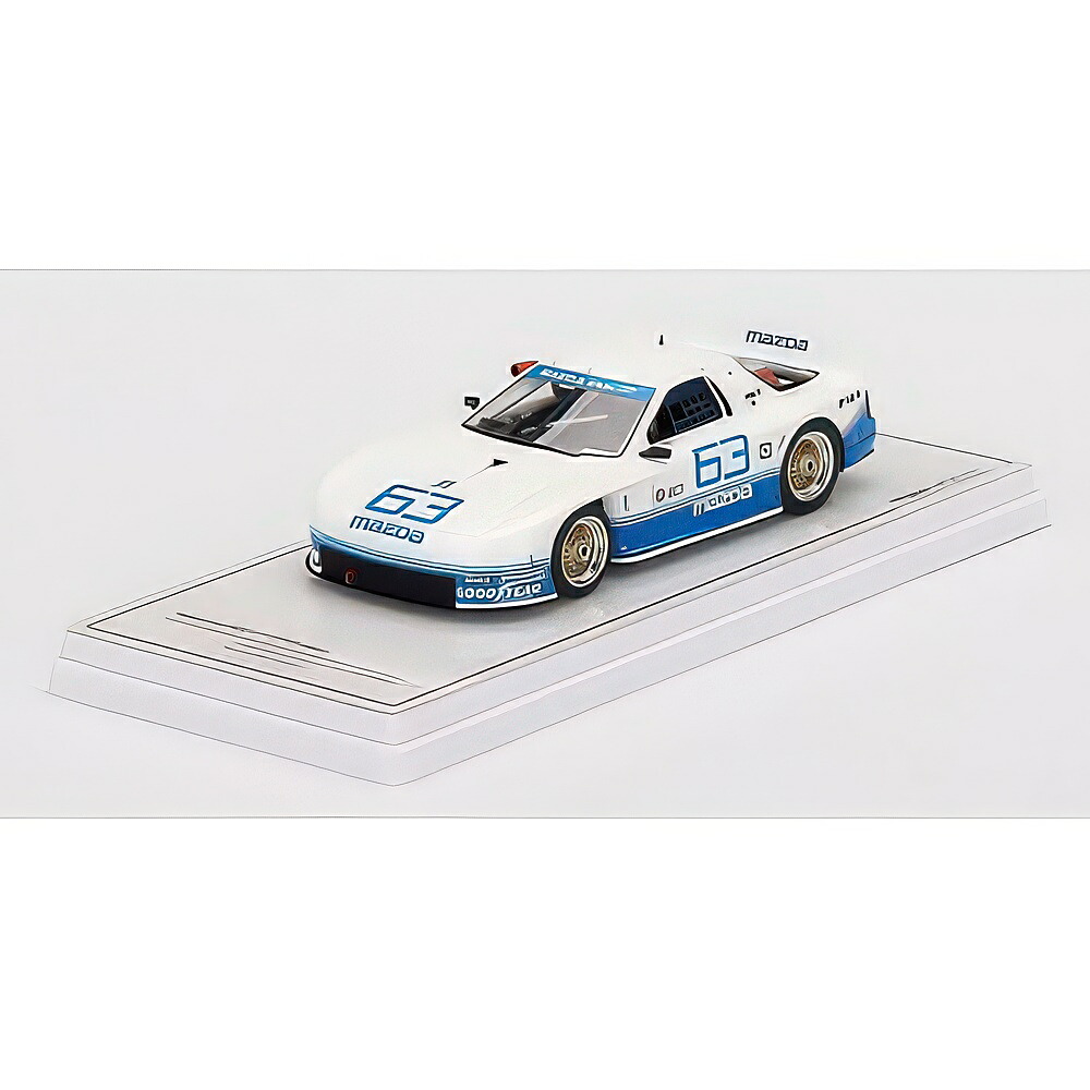 マツダ RX-7 GTO #63 白いこと IMSA トピカ 2第四次元耐久 1990 3位 / TrueScale 1/43 ミニカー