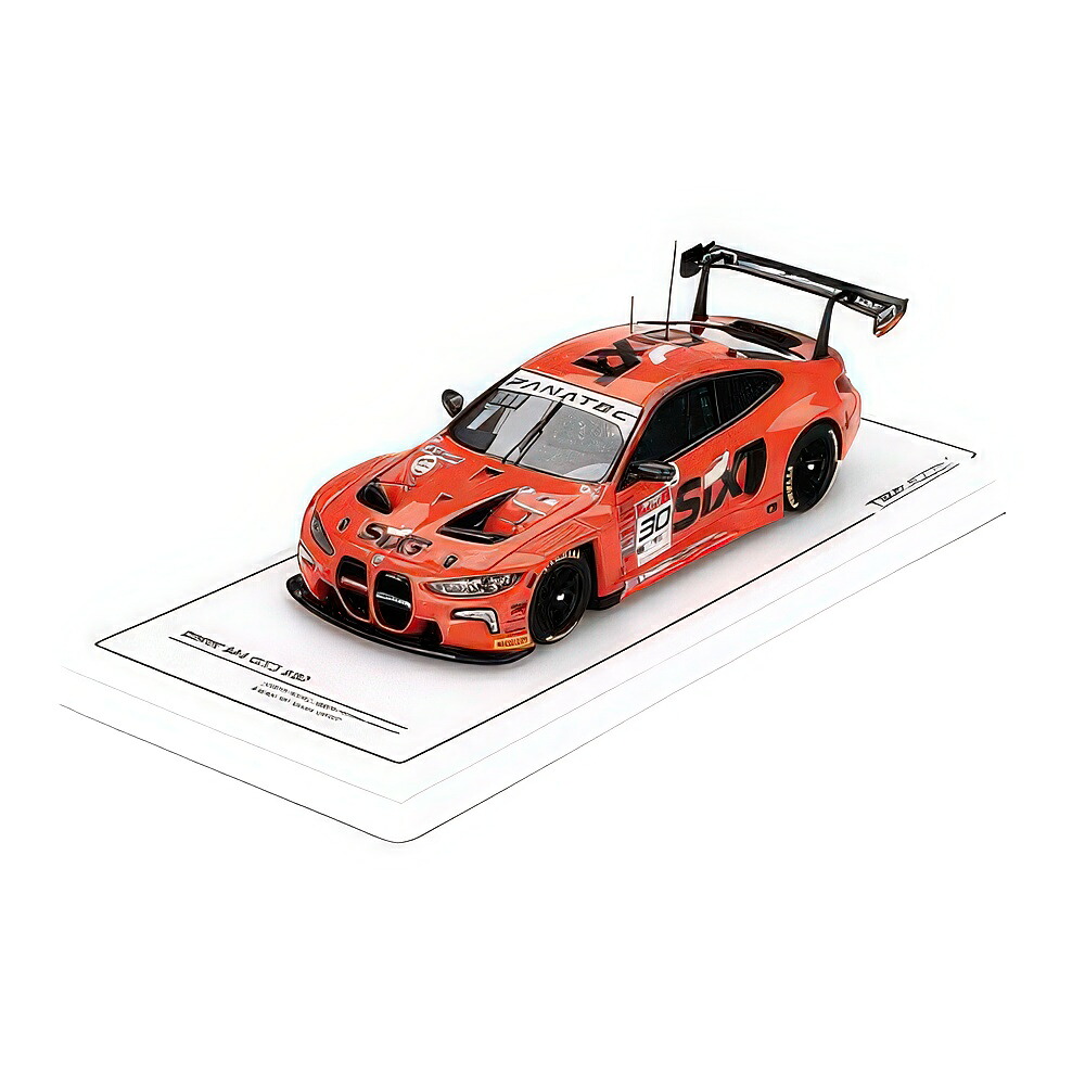 BMW M4 GT3 #30 BMW M Team WRT インディアナの州都8第四次元 2023 オレンジ色 / TrueScale 1/43 ミニカー