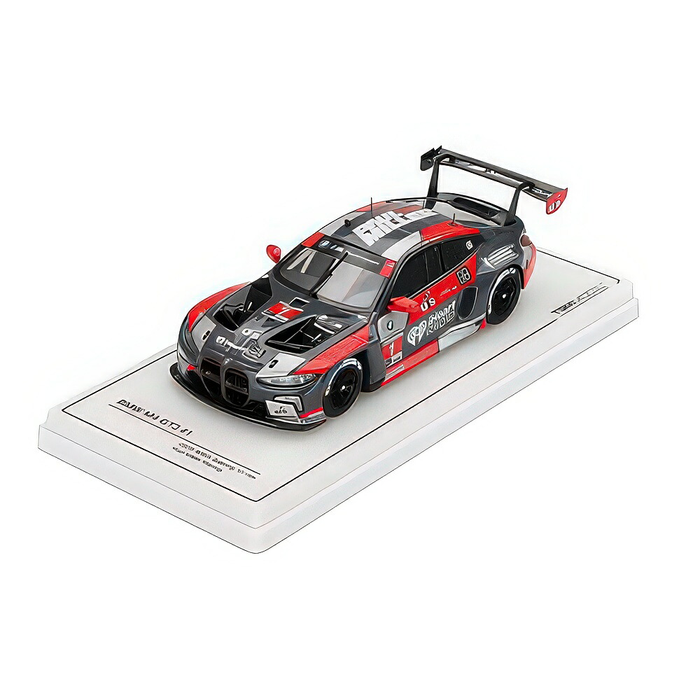 BMW M4 GT3 #1 極点・銀鏡・一ころ IMSA セブ輪っか12第四次元 2024 薄墨色 / TrueScale 1/43 ミニカー
