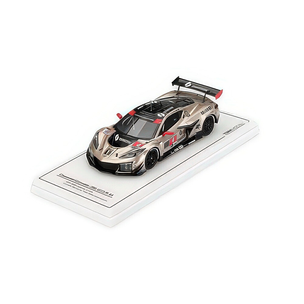 シボレー コルベット Z06 GT3.R #4 プラット銀鏡モータースポーツ IMSA セブ輪っか12第四次元 2024 ゴールド / TrueScale 1/43 ミニカー