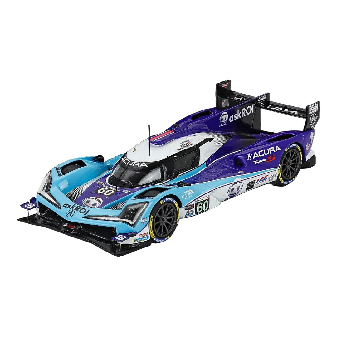 Acuraアキュラ ARX-06 GTP #60 IMSA セブ輪っか12第四次元 2025 Blomqvist/Braun/Dixon 青み白いこと / TrueScale 1/43 ミニカー