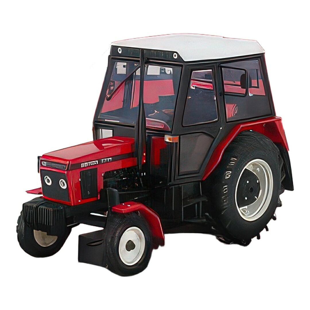 Zetor 7711 2WD トラクタ 1961 赤いこと 白いこと / Universal Hobbies 1/32 ミニカー