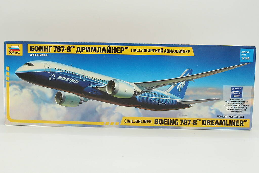 Boeing 787-8 Dreamliner 意気ごみラインドライブ 精神的な統合プラモ一揃いの道具ひな形 航空機 /ZVEZDA 1/144