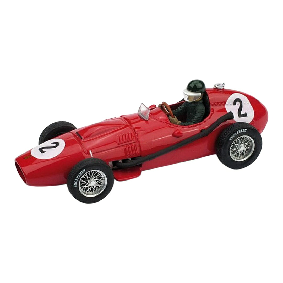 Ferrariフェラーリ 246 F1 1958 #2 連合王国GP マイク・ホーソーン 世界はやりっ児 １番ウッド図形付 / BRUMM 1/43 ミニカー