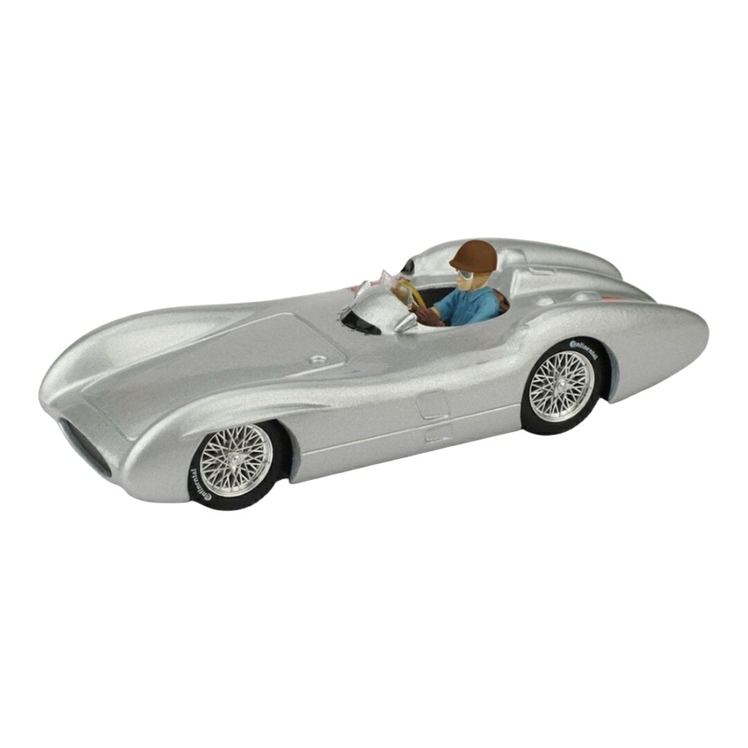 Mercedes Benzメルセデスベンツ W196C GPフランス共和国 1954 Juan Manuel Fangio No.18 １番ウッド図形付 / BRUMM 1/43