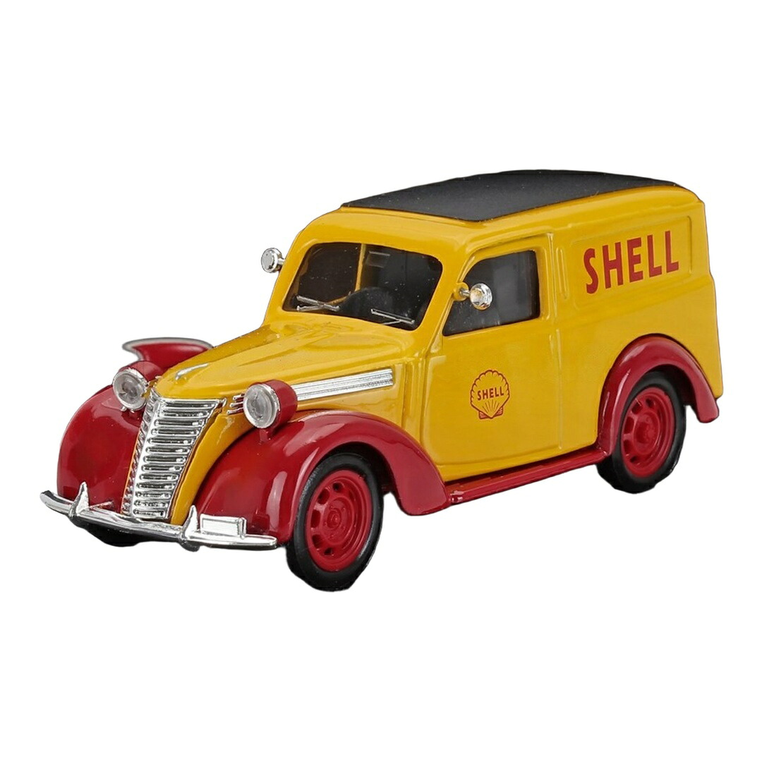 Fiatフィアット 1100 E バン Shell シェル Scuderia Ferrariフェラーリ GP Monzaモンツァ 1958 イエロー/レッド / BRUMM 1/43 ミニカー｜ラストホビー