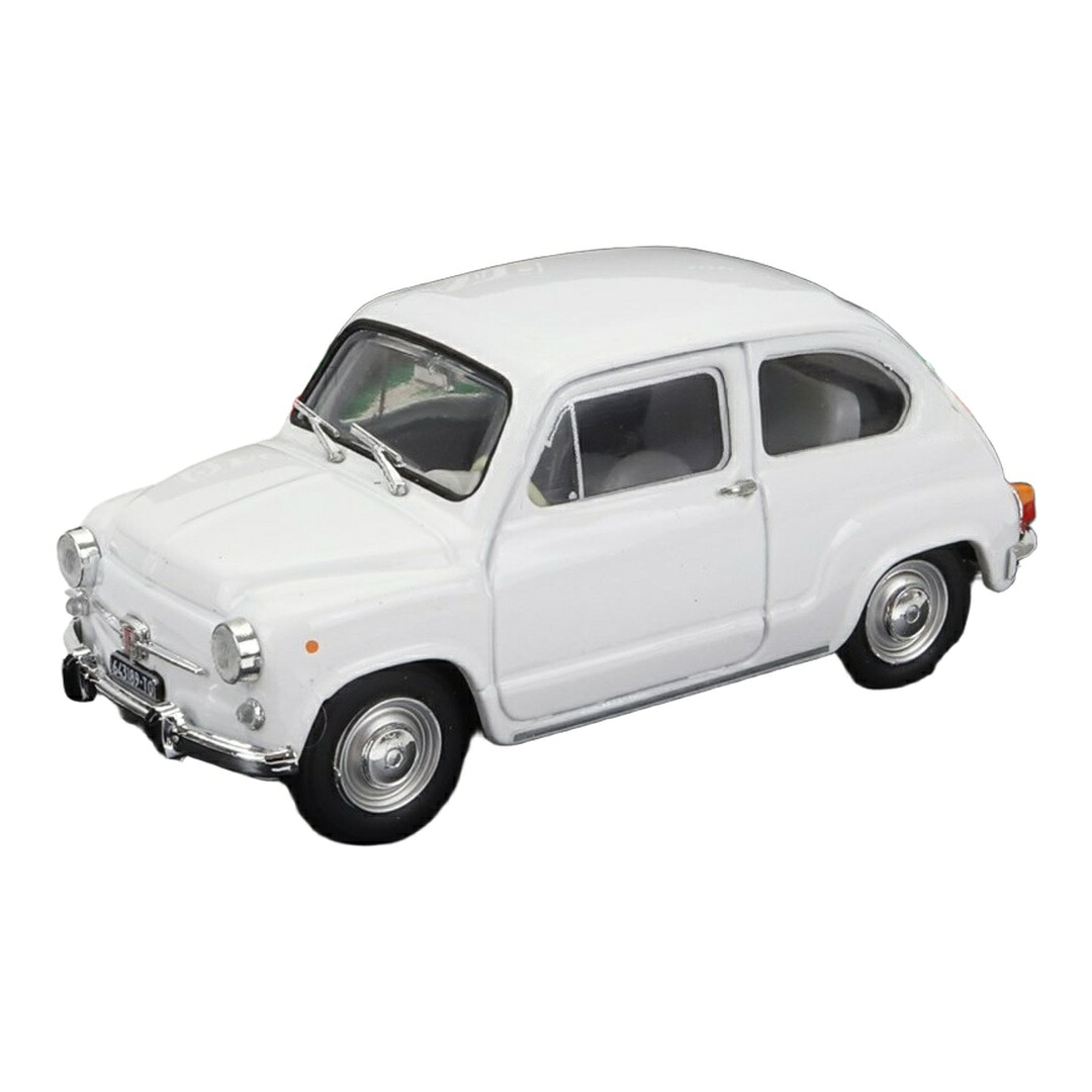 Fiatフィアット 600D 1965 ホワイト / BRUMM 1/43 ミニカー｜ラストホビー