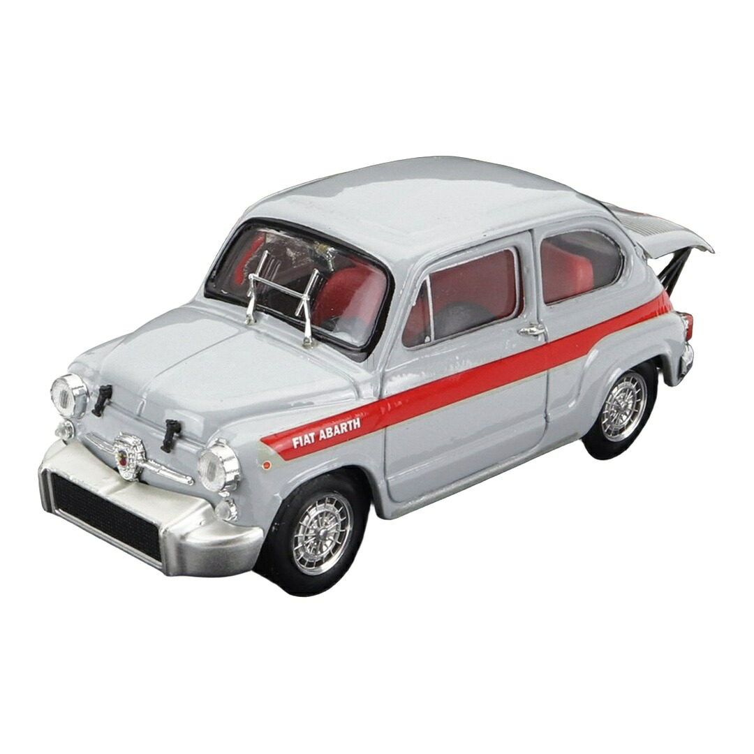 Fiatフィアット 600 Abarthアバルト 850TC Corsa 1966 グレー レッド / BRUMM 1/43 ミニカー｜ラストホビー