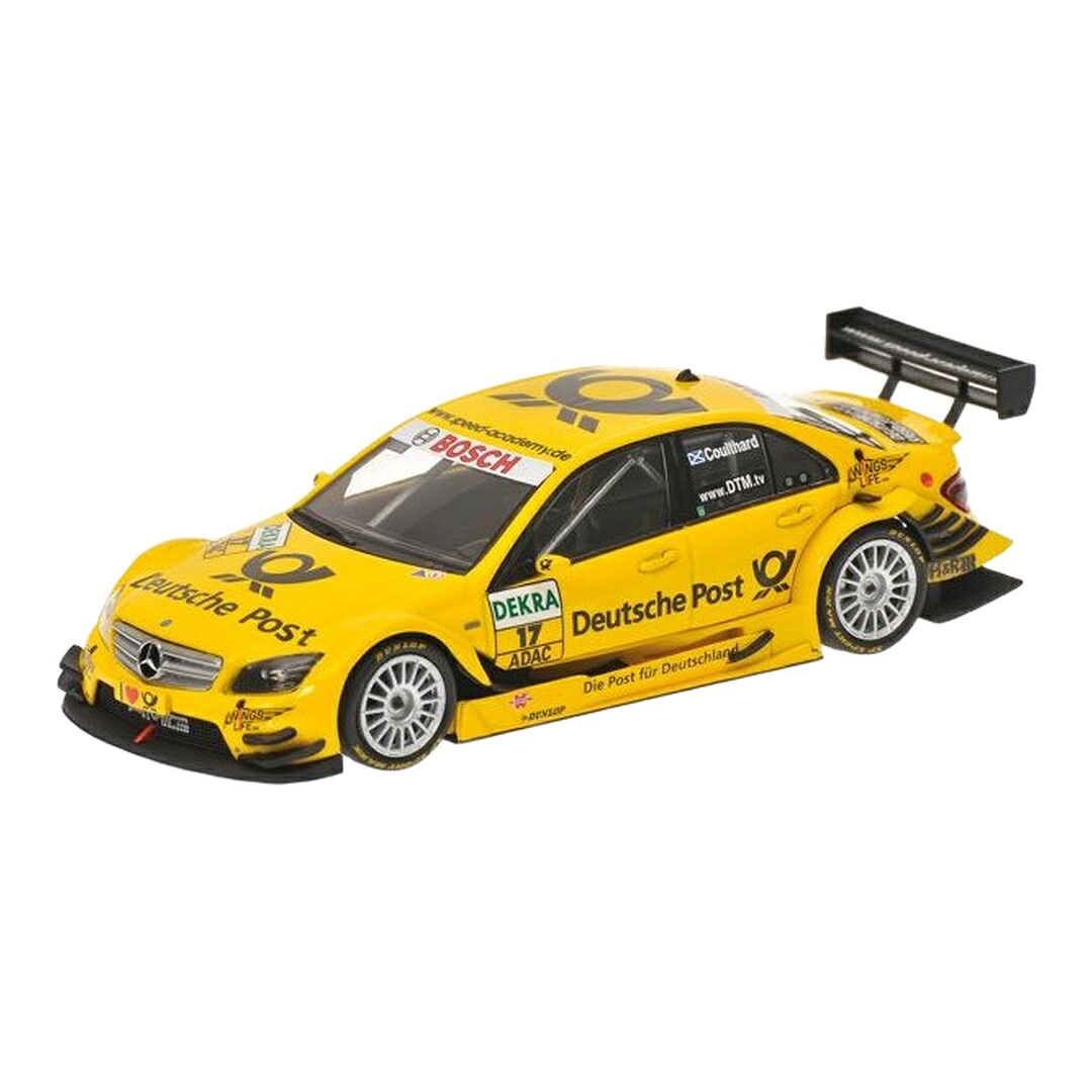 Mercedes Benzメルセデスベンツ C-Class DTM 2010 #17 Coulthard 黄色 / Minichamps 1/43 ミニカー