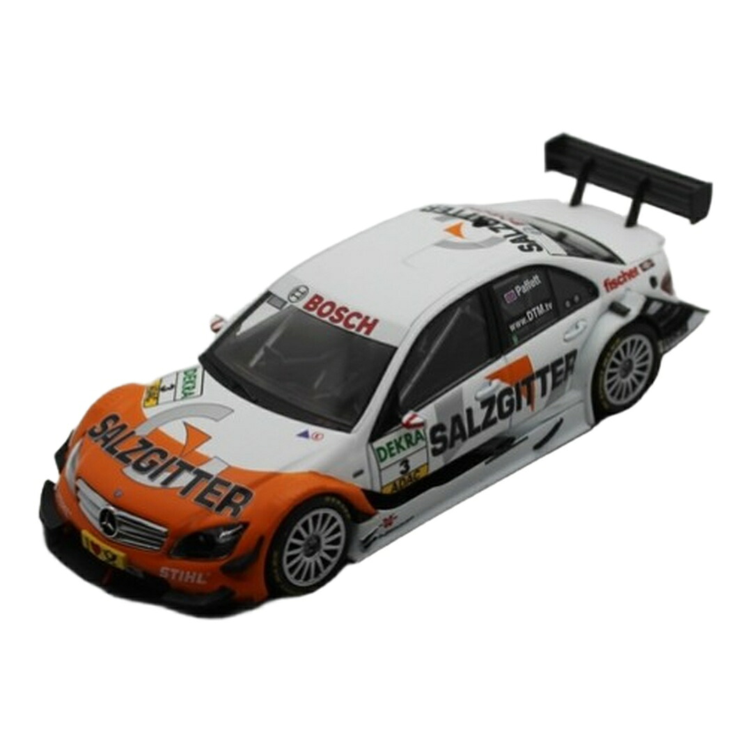 Mercedes Benzメルセデスベンツ C-Class DTM 2010 #3 Paffett 白いこと/オレンジ色 1008台制限事項 / Minichamps 1/43 ミニカー