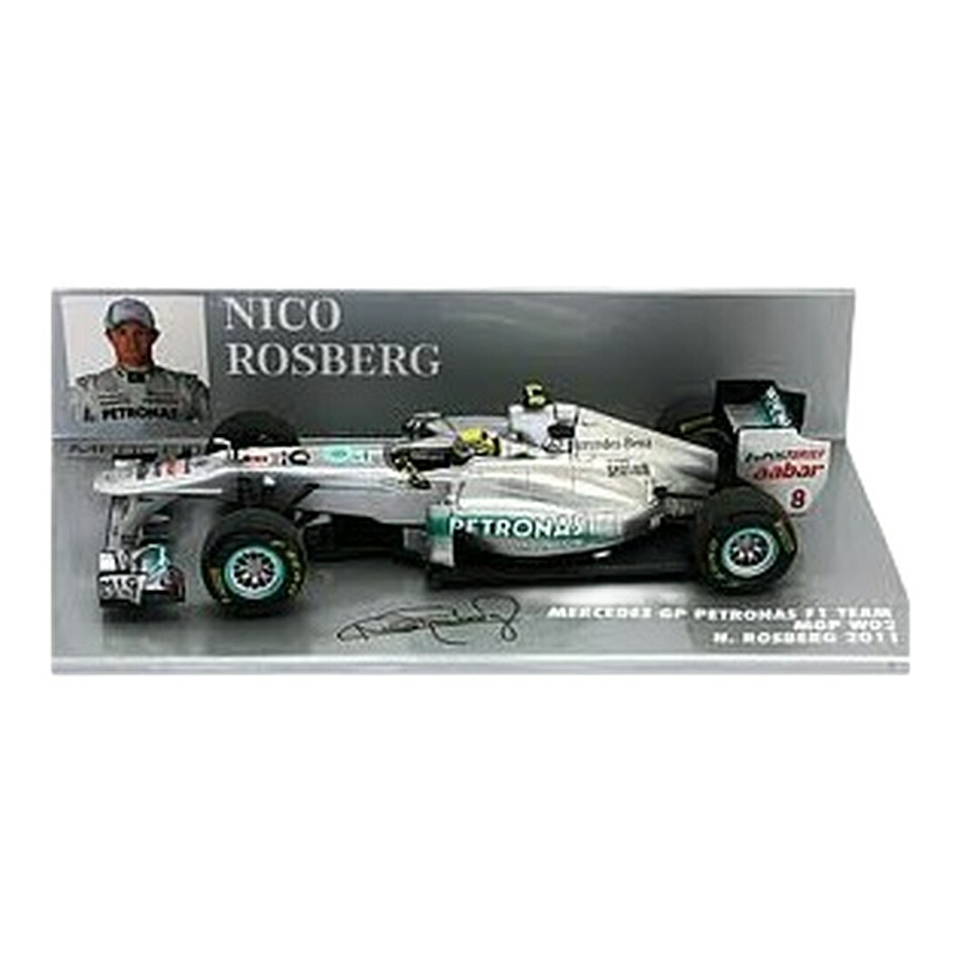 Mercedes Benzメルセデスベンツ MGP W02 #8 Nico Rosberg 2011 / Minichamps 1/43 ミニカー
