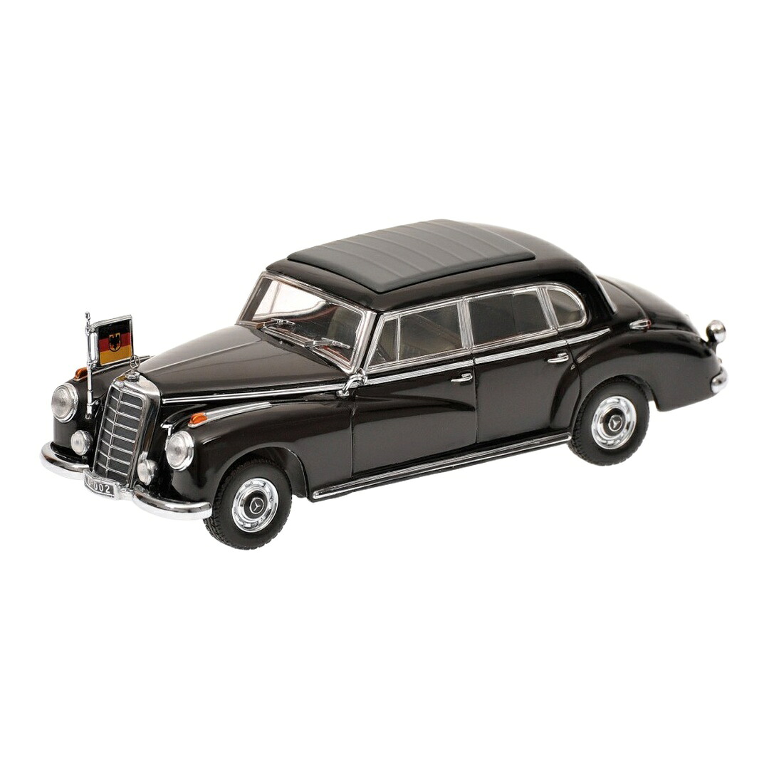 Mercedes Benzメルセデスベンツ 300b Adenauer 1955 黒いこと / Minichamps 1/43 ミニカー
