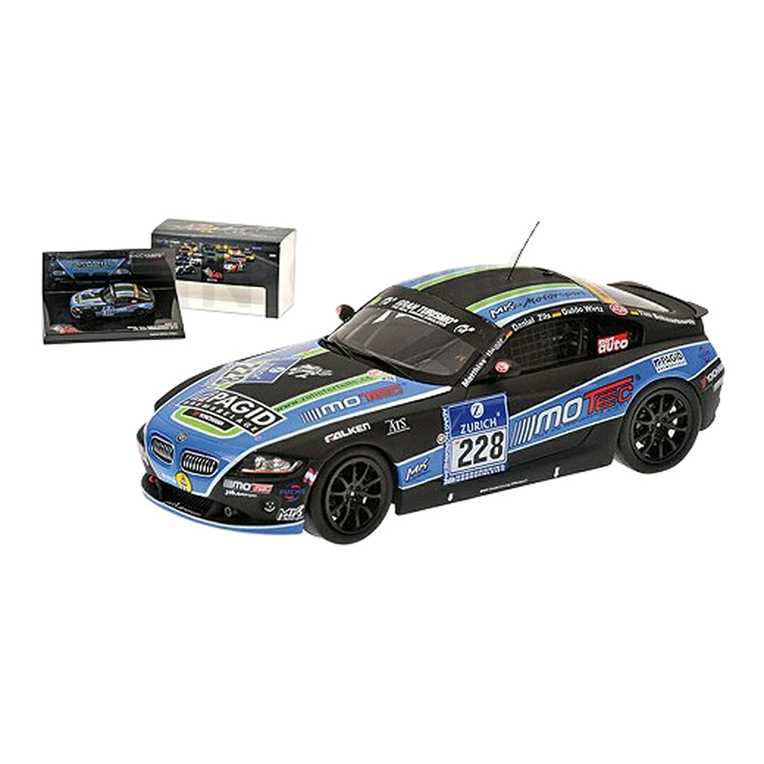 BMW Z4 ニュルブルクリンク 2010 #228 黒いこと / Minichamps 1/43 ミニカー