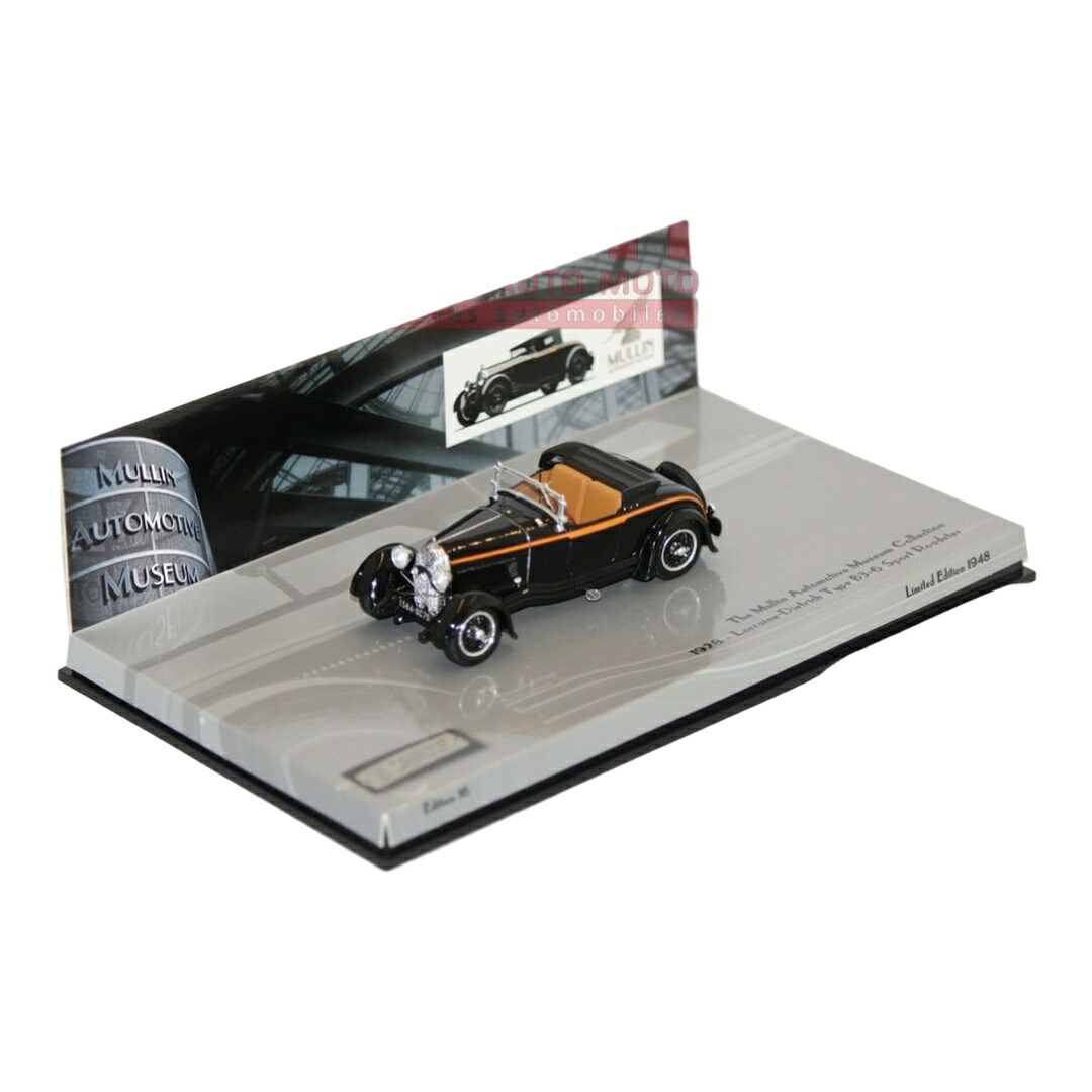 Lorraine-Dietrichロレーヌディートリッヒ B3-6 1928 黒いこと 1948台制限事項 / Minichamps 1/43 ミニカー