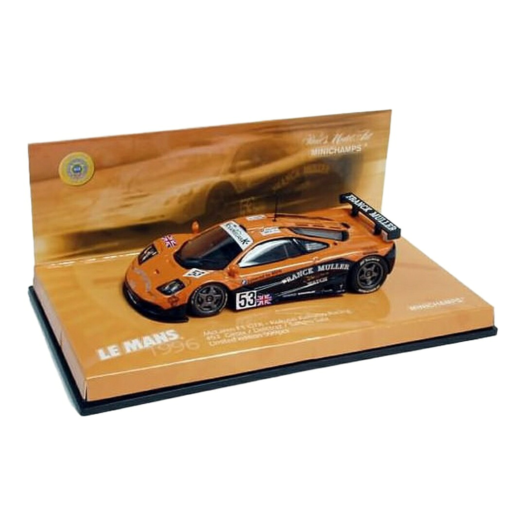 McLarenマクラーレン F1 GTR #53 ルマン24第四次元 1996 999台制限事項 / Minichamps 1/43 ミニカー