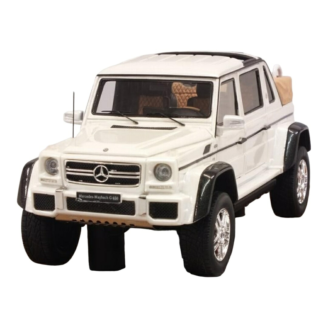 Mercedes Maybachメルセデスマイバッハ G650 ランドーレット オープン 2017 ホワイトメタリック / GLM MODELS 1/43 ミニカー|ラストホビー