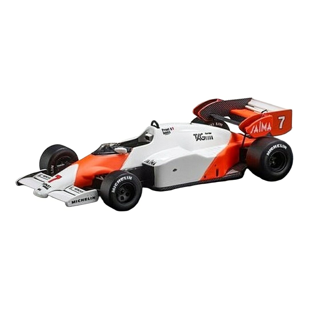 McLarenマクラーレン MP4/2 1984 ホワイト/オレンジ #7 Alain Prost アランプロスト / GP REPLICAS 1/43 ミニカー|ラストホビー