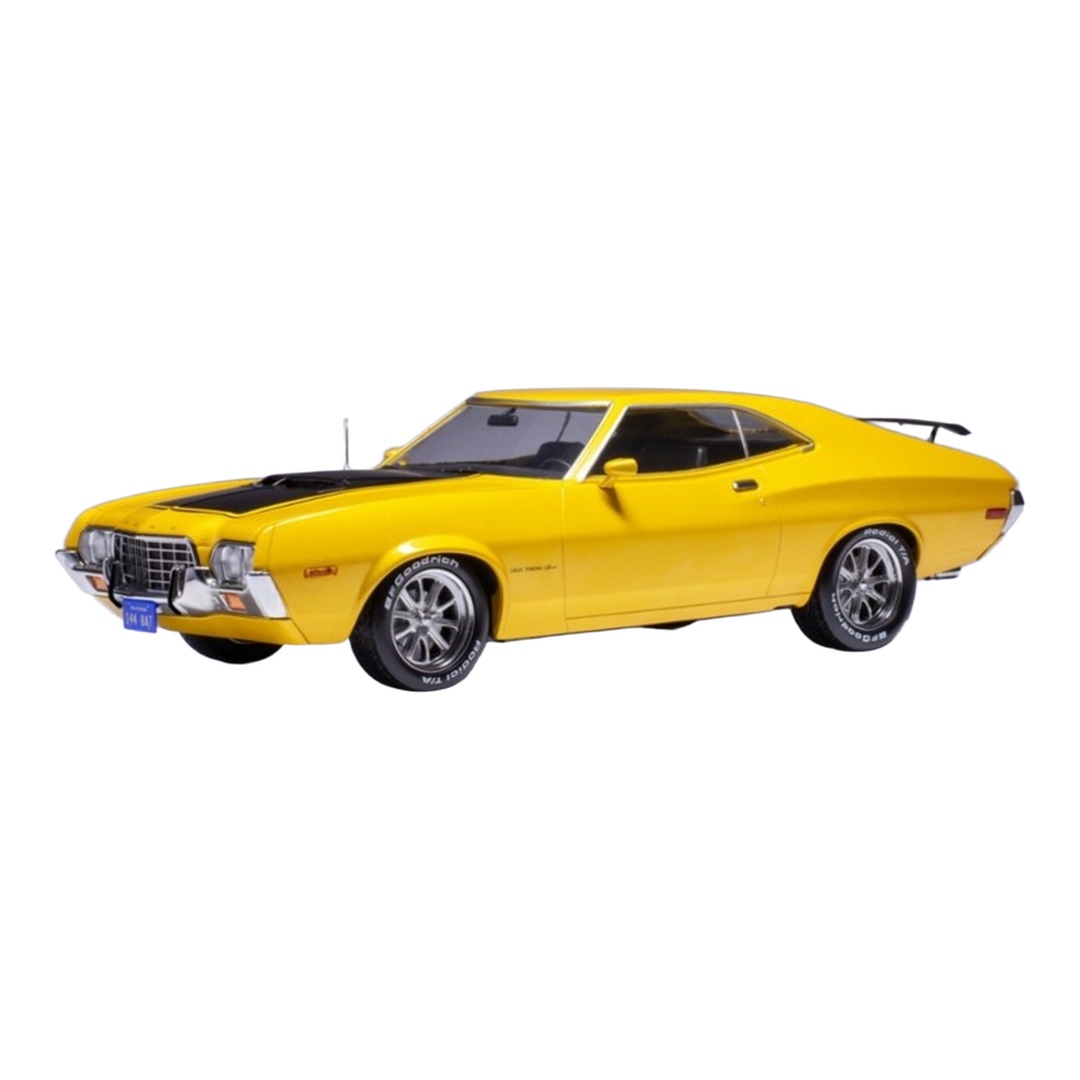 Fordジェラルド・r・フォード Gran Torinoグラントリノ Sport運動競技 1972 黄色 / IXO MODELS 1/18 ミニカー