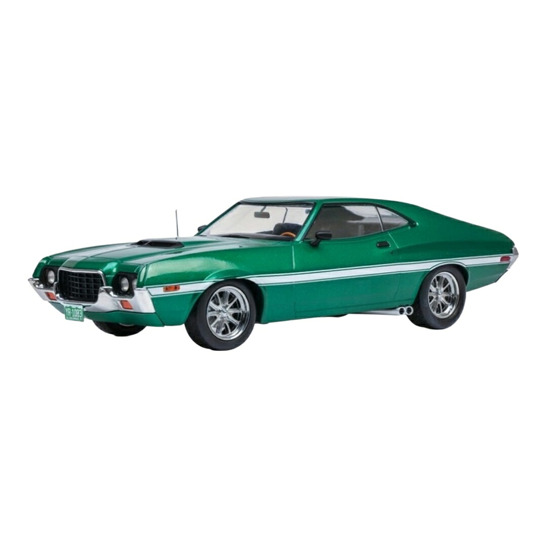 Fordジェラルド・r・フォード Gran Torinoグラントリノ Sport運動競技 1972 緑であること / IXO MODELS 1/18 ミニカー