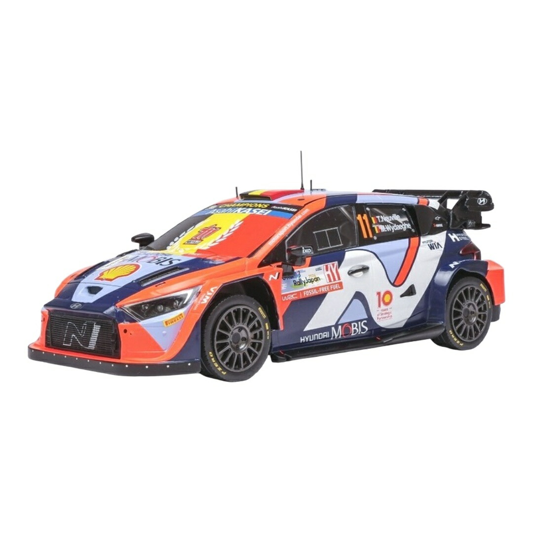 Hyundaiヒョンデ i20N #11 ラリー1 ラリージャパン 2024 ヌービル/ウィダグ 青色/赤いこと/白いこと / IXO MODELS 1/18 ミニカー