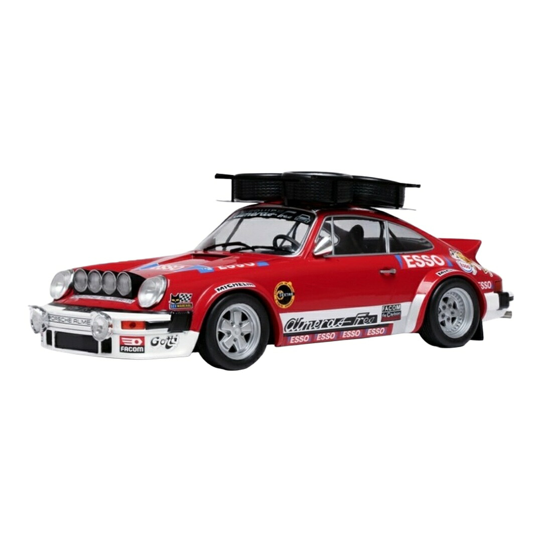 Porscheポルシェ 911SC Gr.4 サービスアシスタンス ラリーモンテカルロ 1980 ナイト爵変わり種 赤いこと / IXO MODELS 1/18 ミニカー