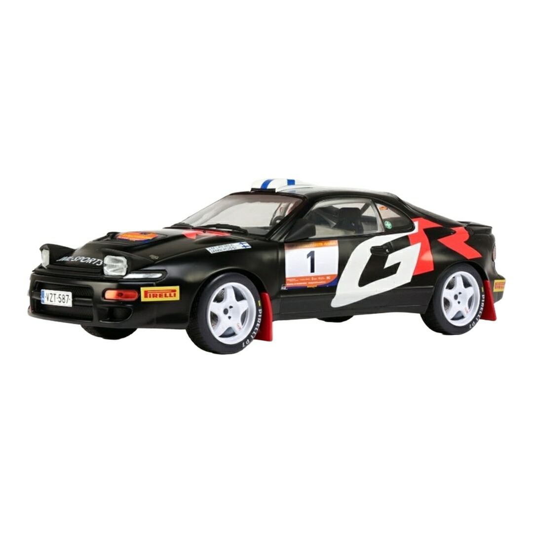 Toyotaトヨタ Celicaセリカ GT4 ターボ ラリーカタルーニャ 2025 No.1 LatvallaHussi 黒いこと / IXO MODELS 1/18 ミニカー
