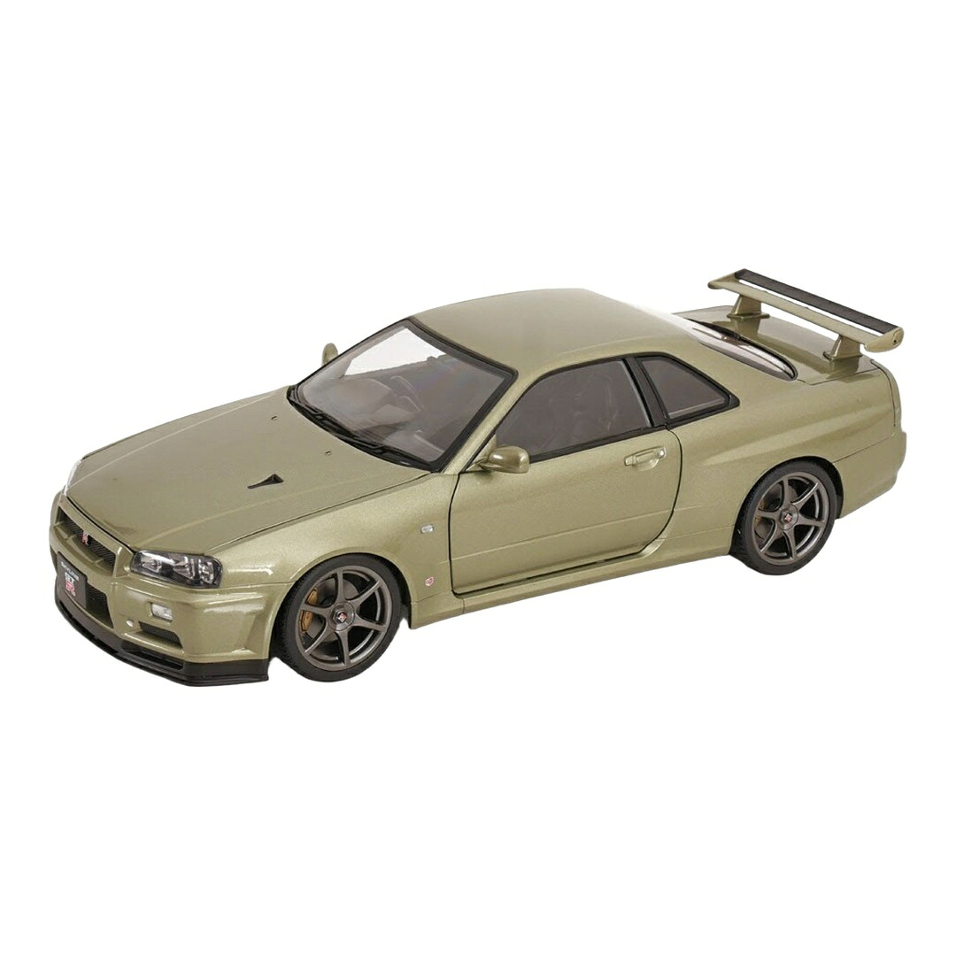 【予約】2026年発売予定 Nissan日産 Skylineスカイライン GT-R R34 V-SPEC NUR 2001 グリーンメタリック 限定生産 / KK-SCALE 1/12 ミニカー|ラストホビー